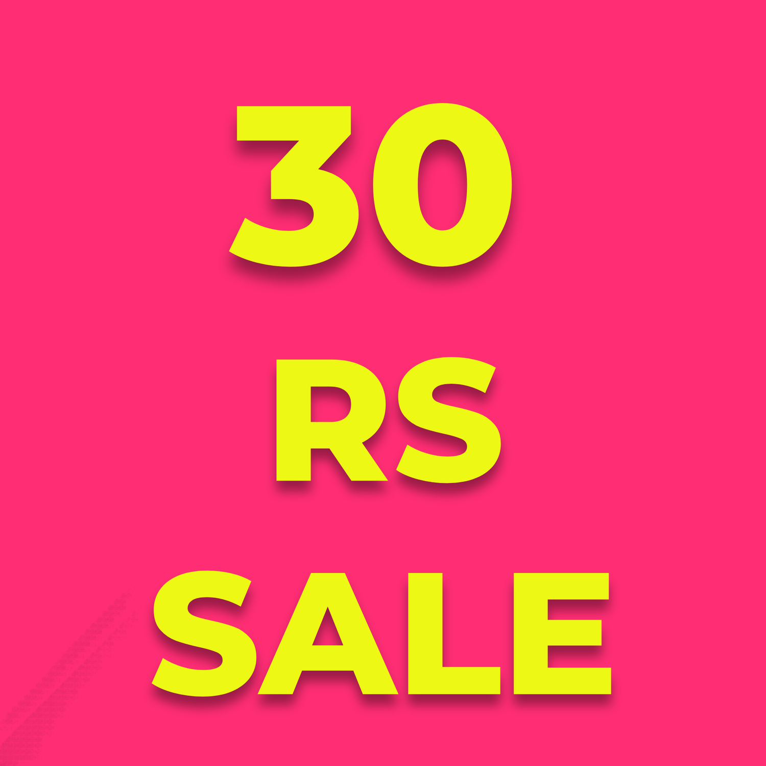 30/- RS SALE